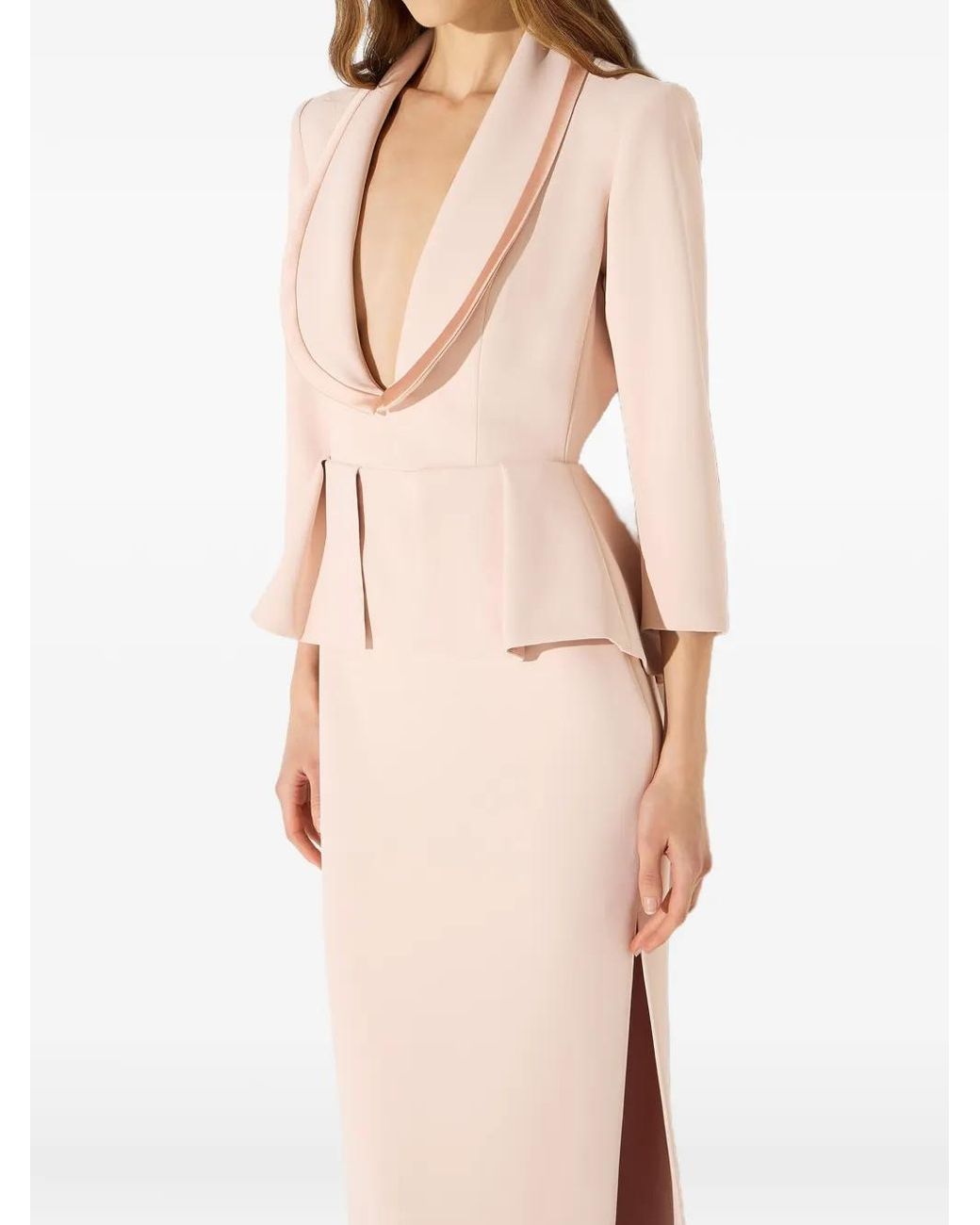 Elisabetta Franchi Pink Carpet Dress