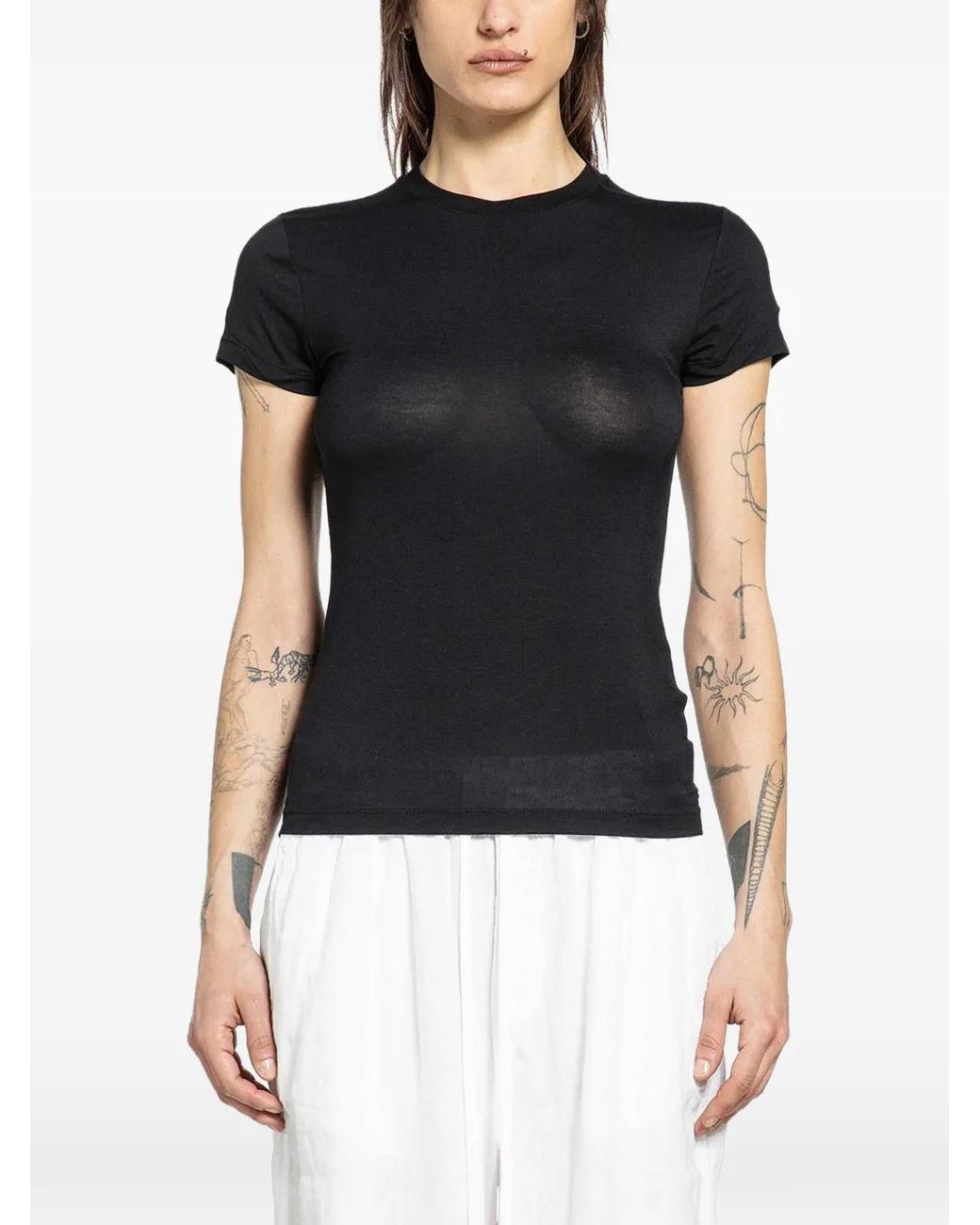 Thom Krom Black Crew-Neck T-Shirt