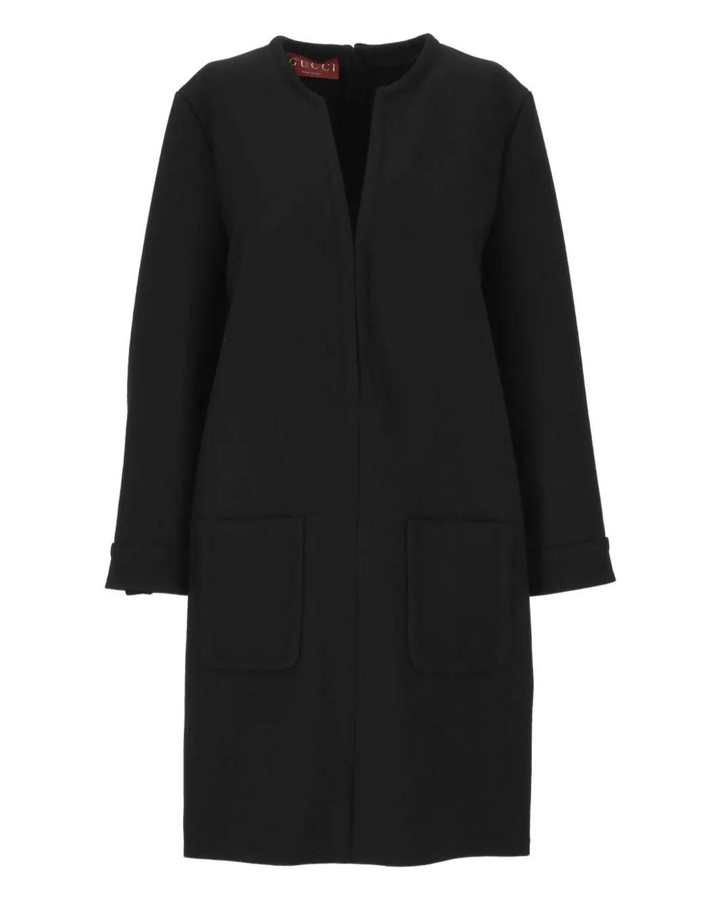 Vestido Corto De Lana Gucci de color Black