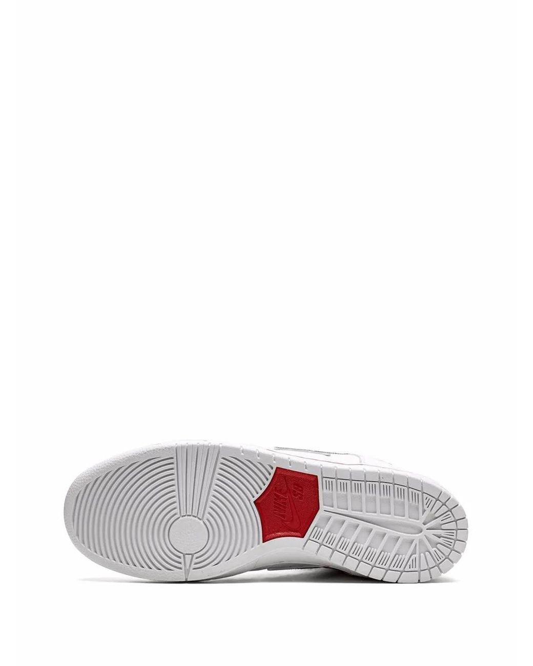 Nike White Sb Dunk High Pro Iso "Oski Great" Sneakers for men