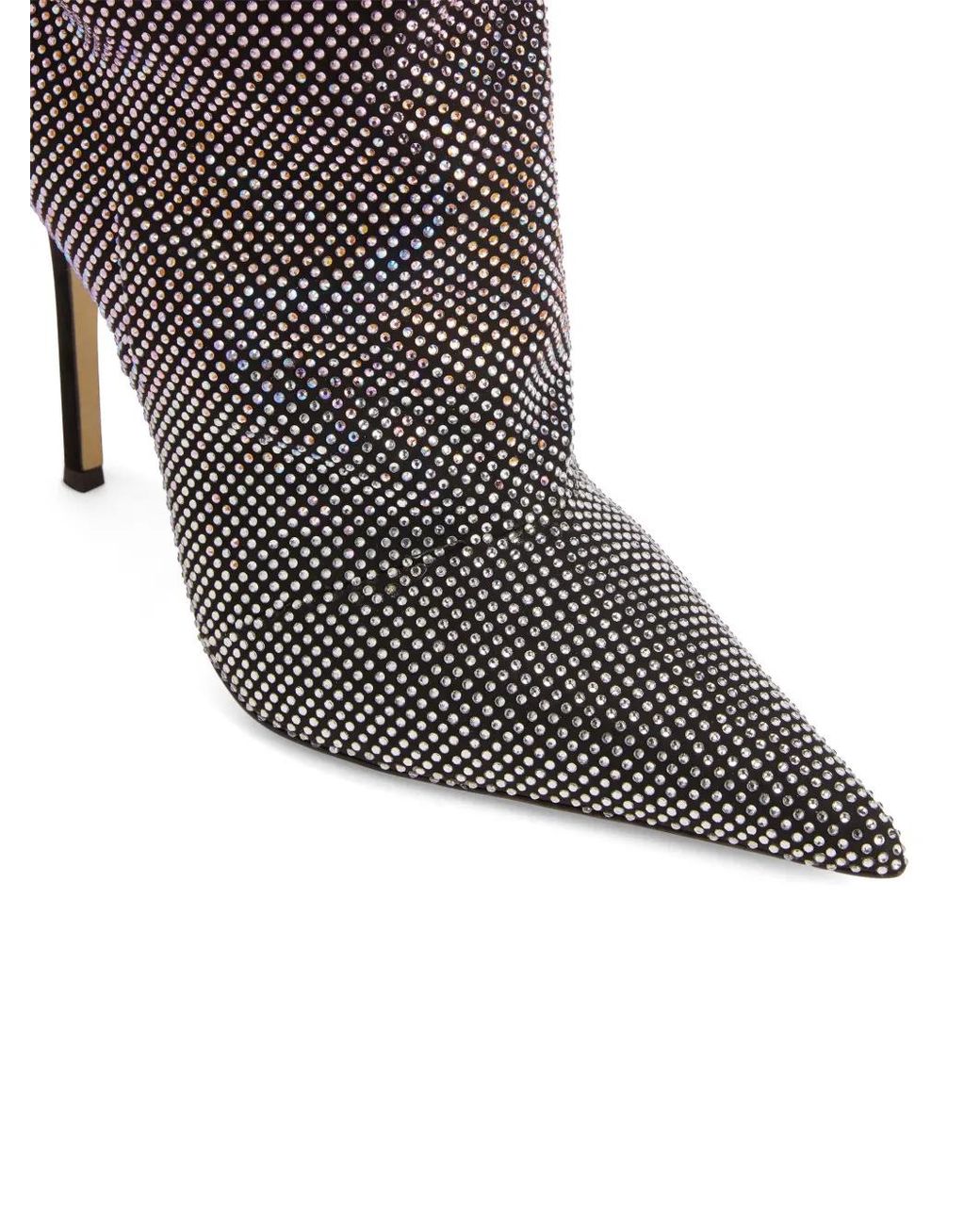 Giuseppe Zanotti Brown 105Mm Yunah Crystal Slouchy Boots