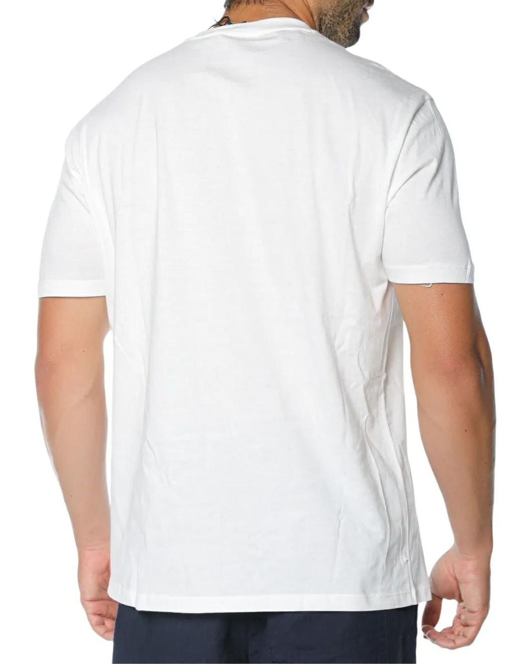 ARMANI EXCHANGE White Graphic-Print T-Shirt for men