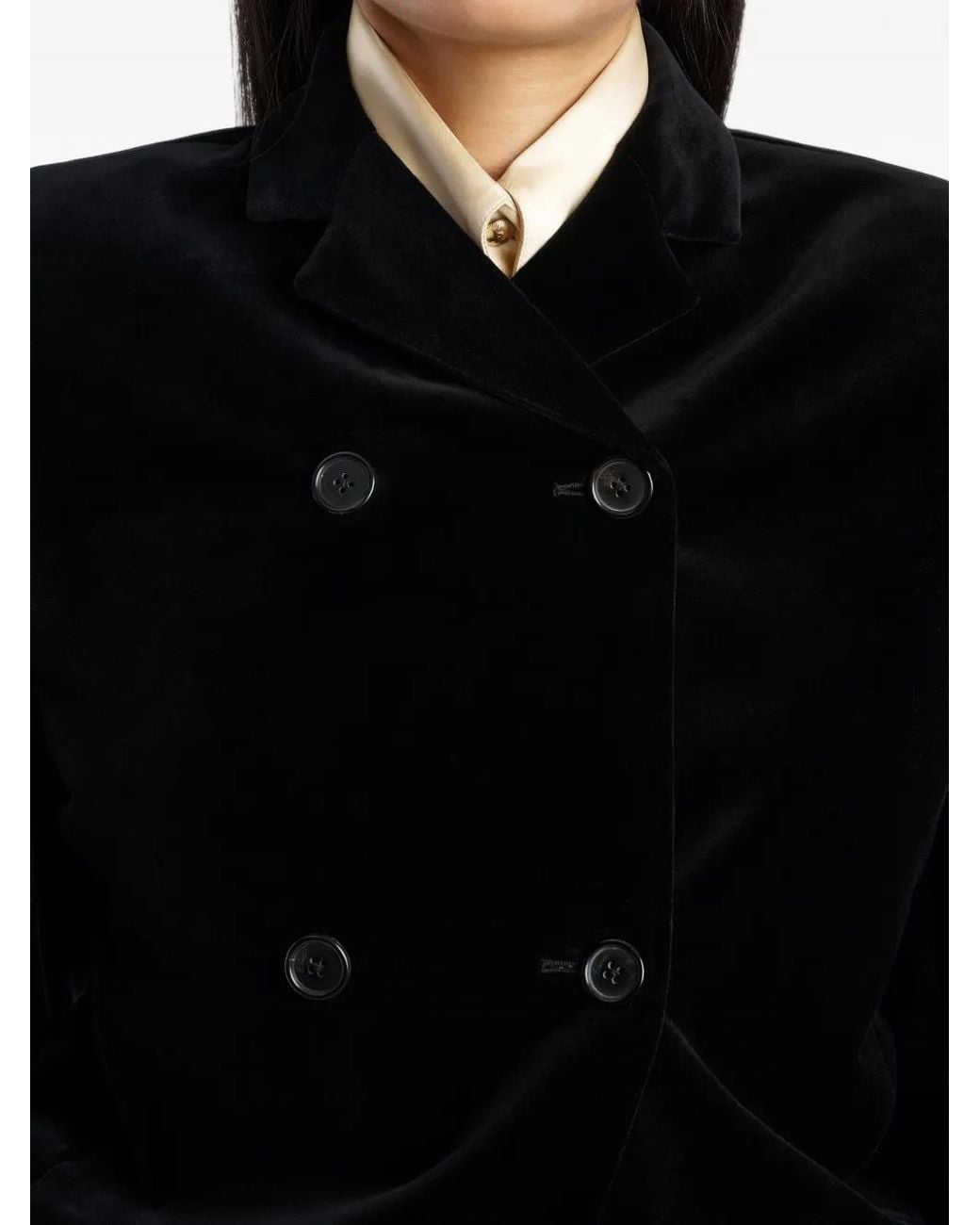 Khaite Black Rolo Jacket