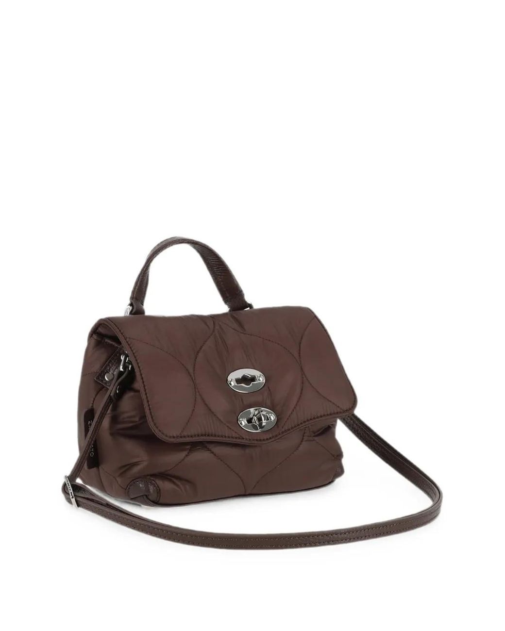 Zanellato Brown Sac Porté Épaule Postina Lunaria
