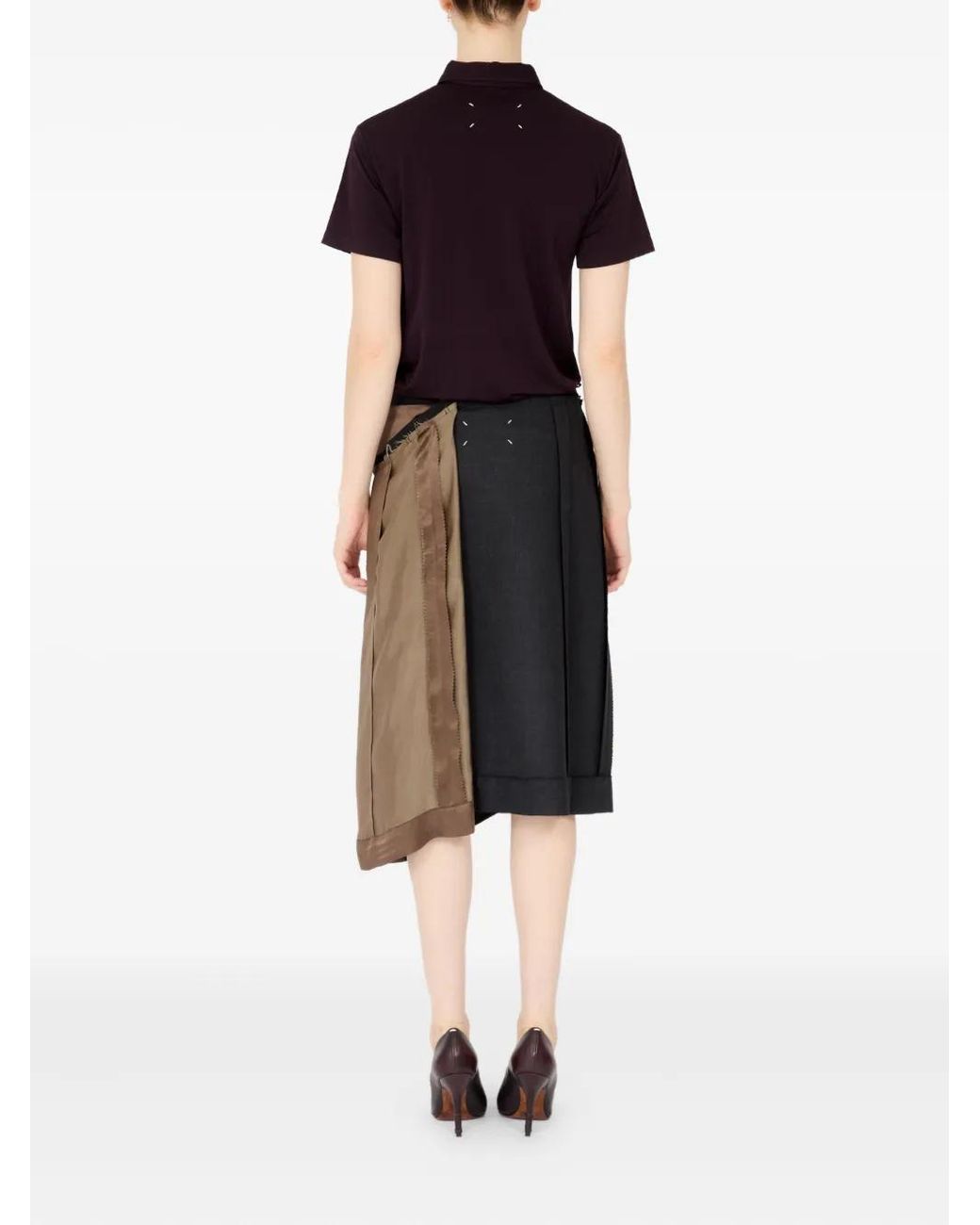 Maison Margiela Black Midi Skirt