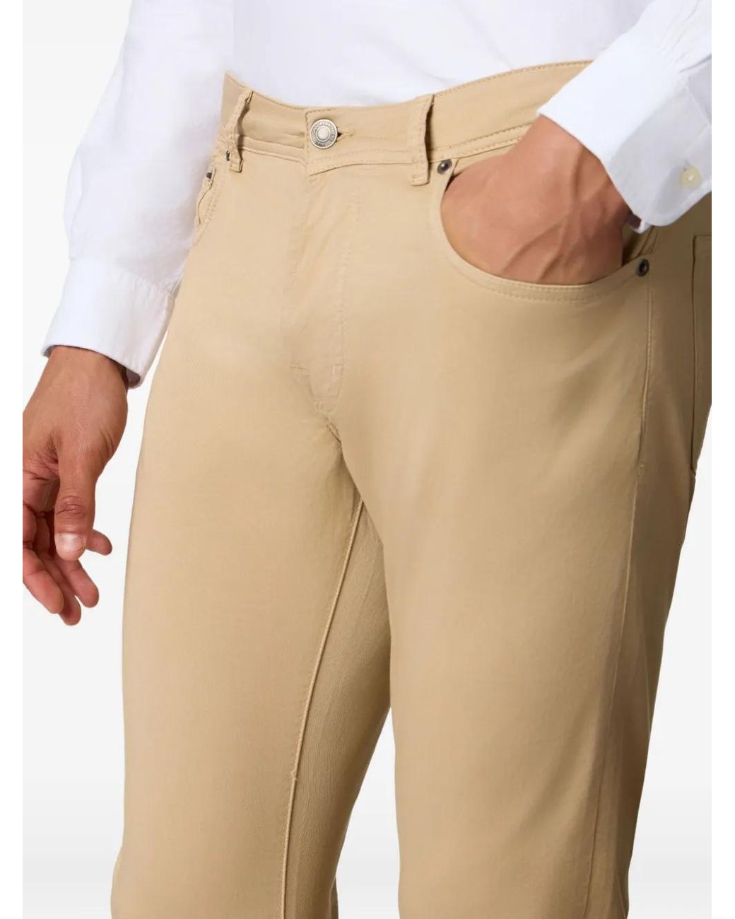 Brooks Brothers Natural Cotton Jeans for men