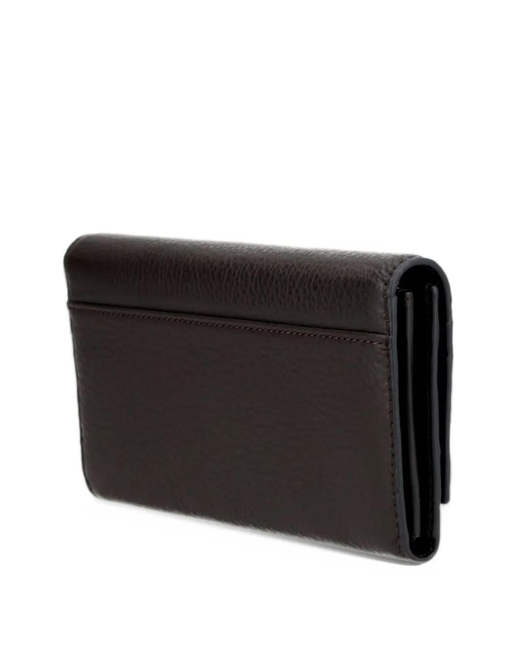Marc O' Polo Black Jessie Logo-Debossed Grained Wallet