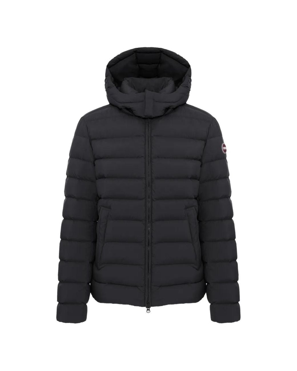 Colmar Black Doudoune À Patch Logo for men