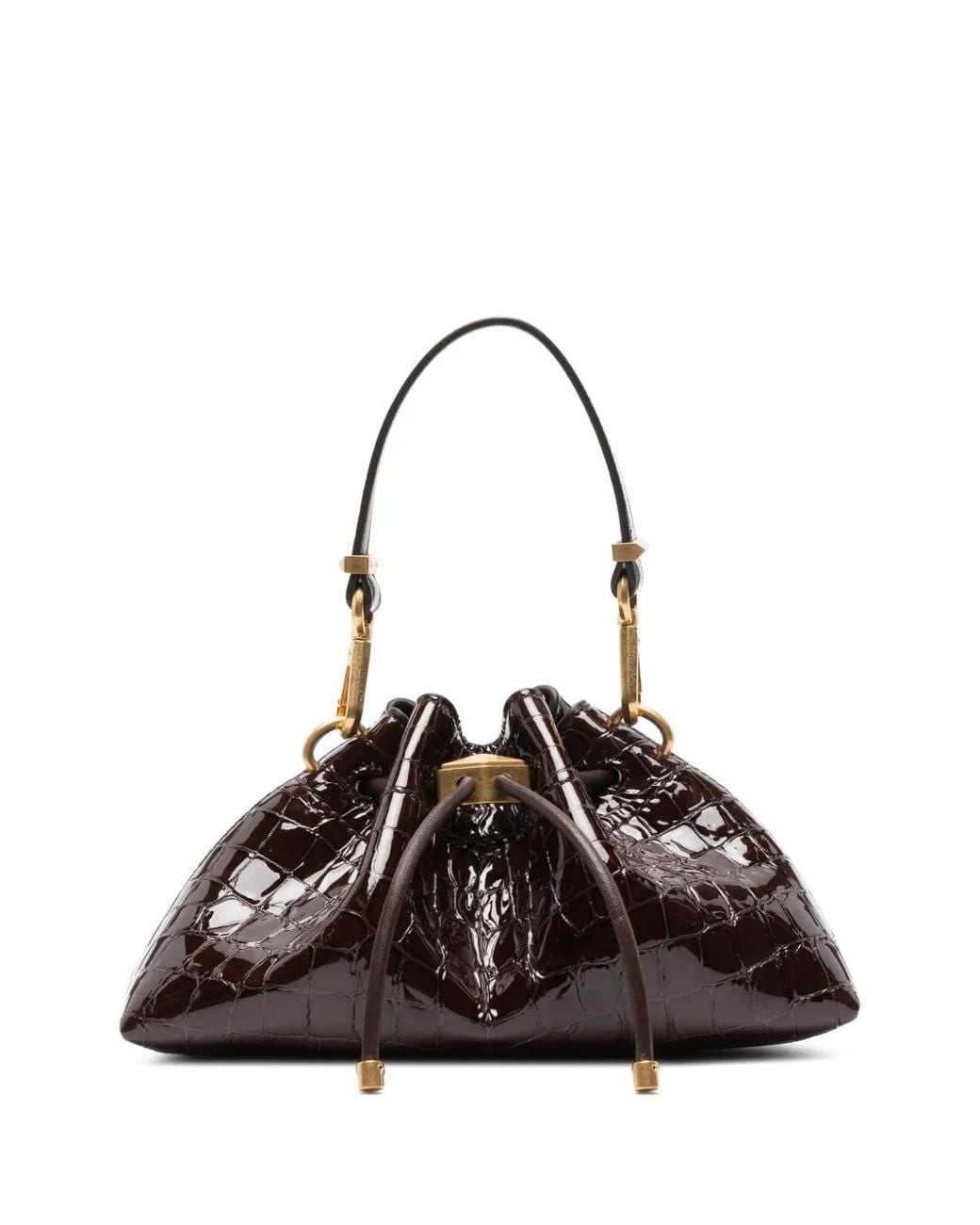 Jimmy Choo Black Cinch Small Bag