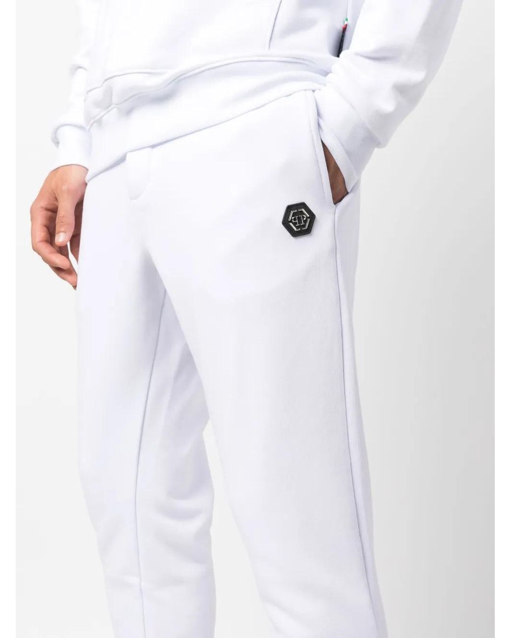 Philipp Plein Jogginghose Mit Logo-Patch in White für Herren
