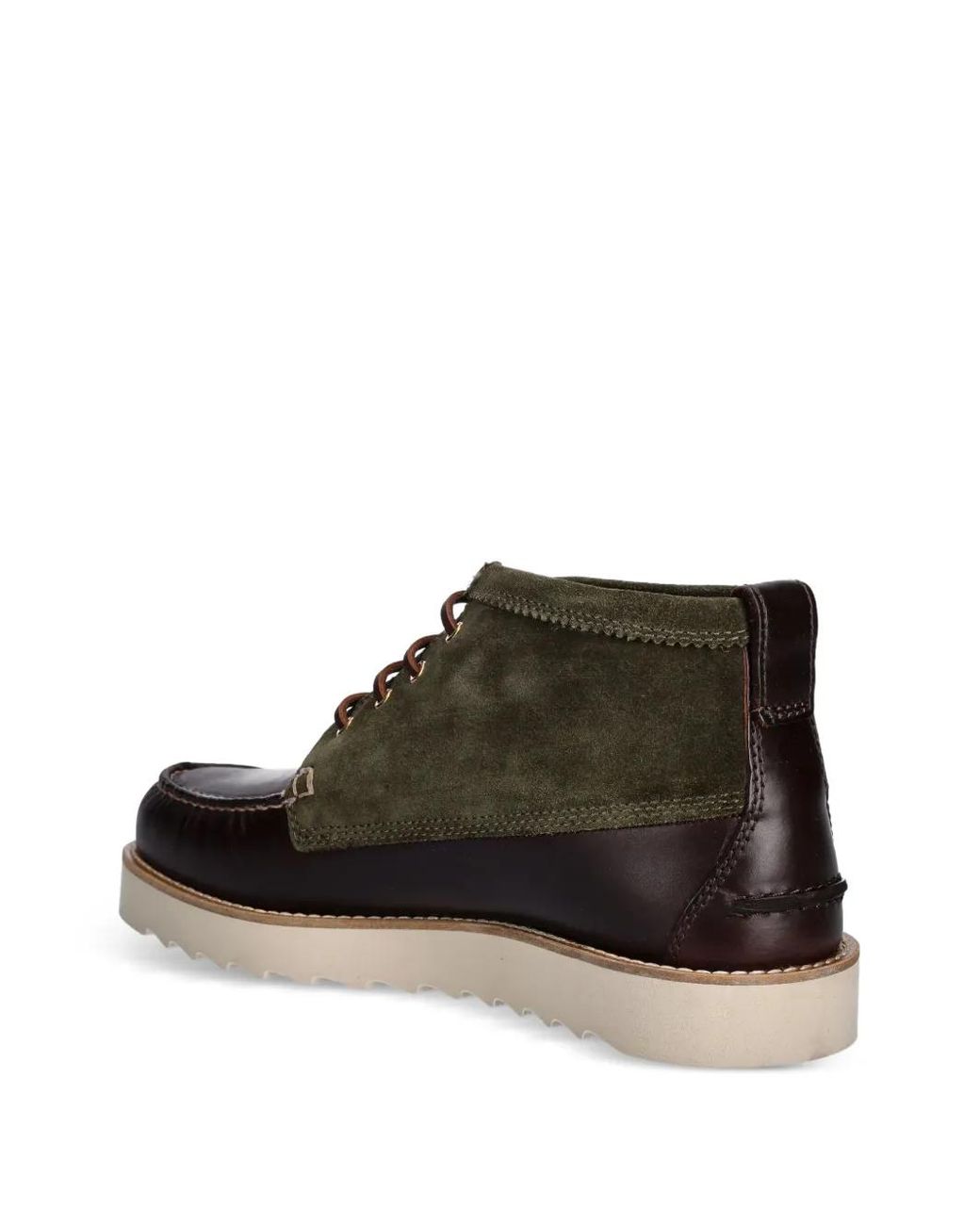 Barbour Brown Suede Panelled Boots for men