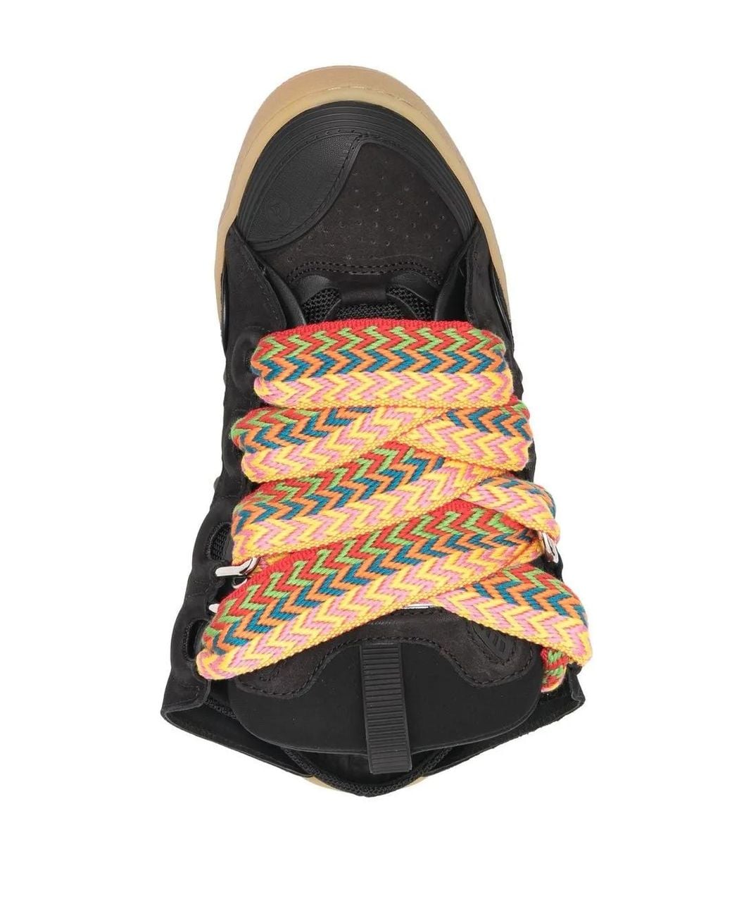 Lanvin Black Curb Slip-On Sneakers for men