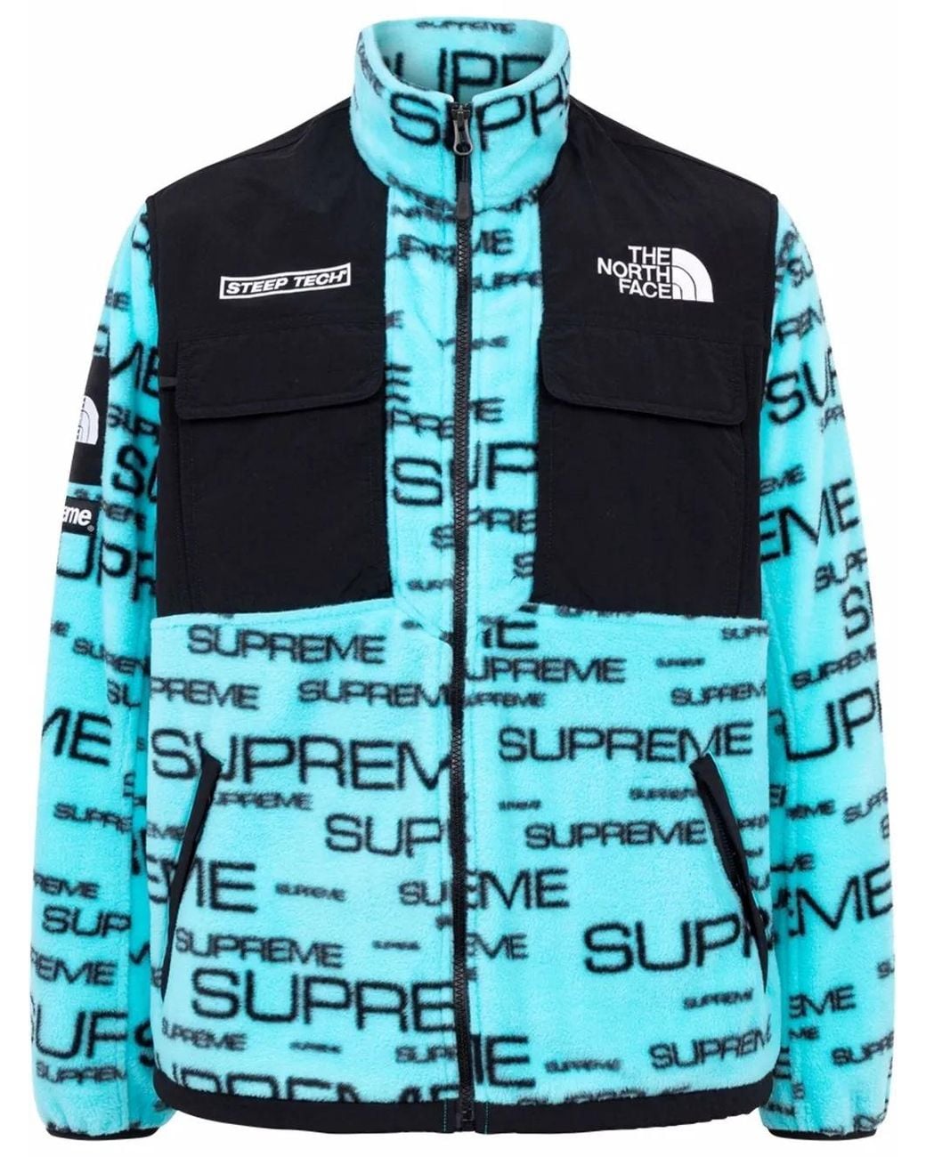 Supreme Blue X The North Face Fleece Jacket