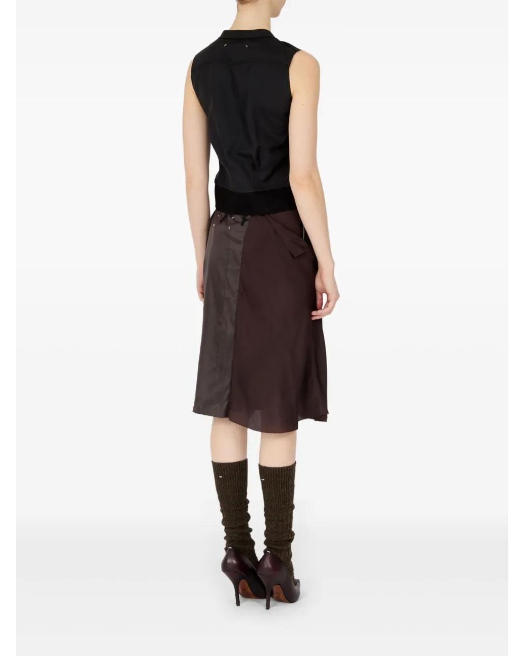 Maison Margiela Black Silk Top