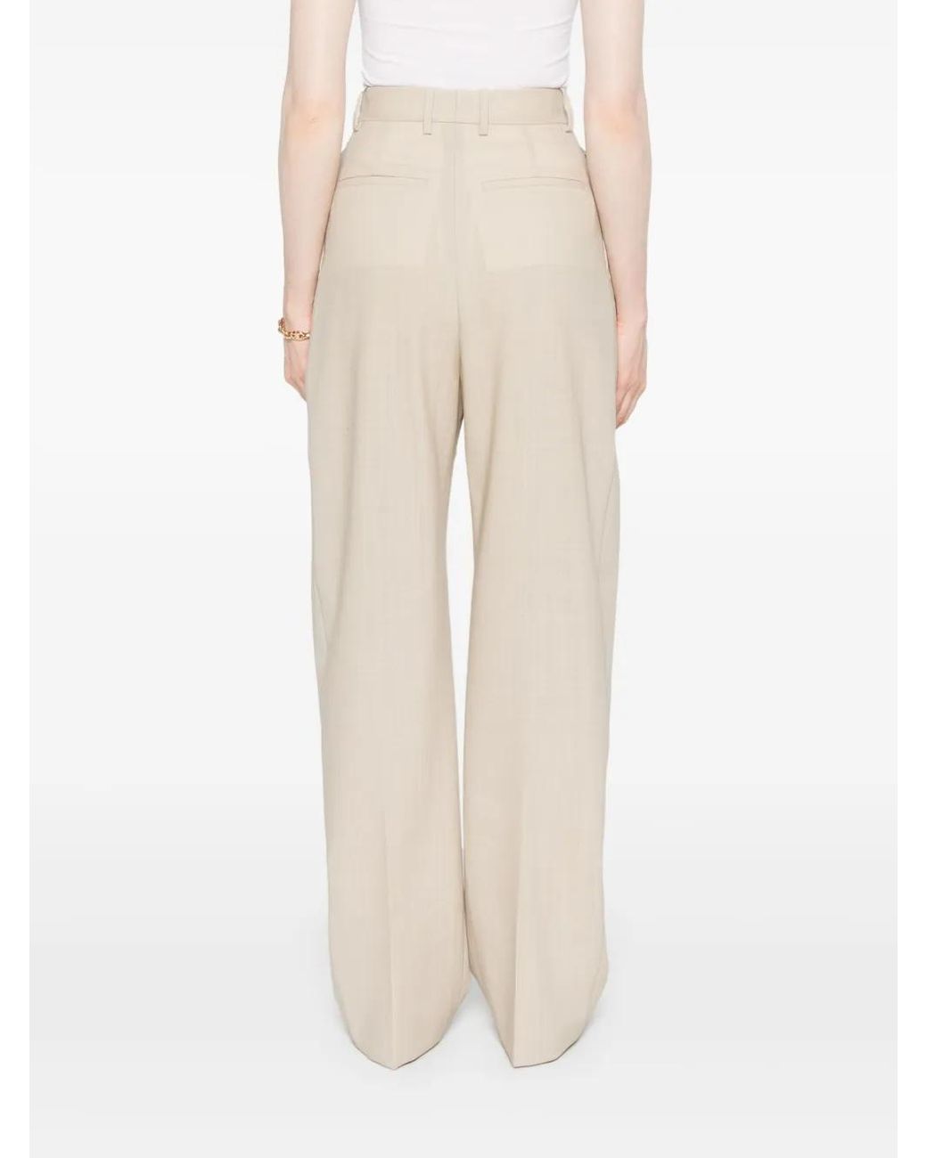 Wardrobe NYC Plooibroek in het White