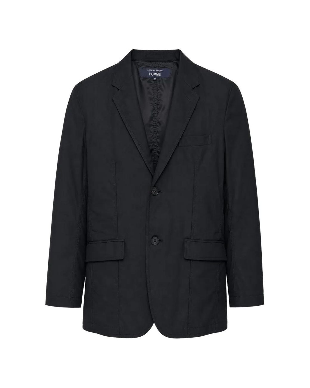 Comme des Garçons Blue Wool Single-Breasted Blazer for men