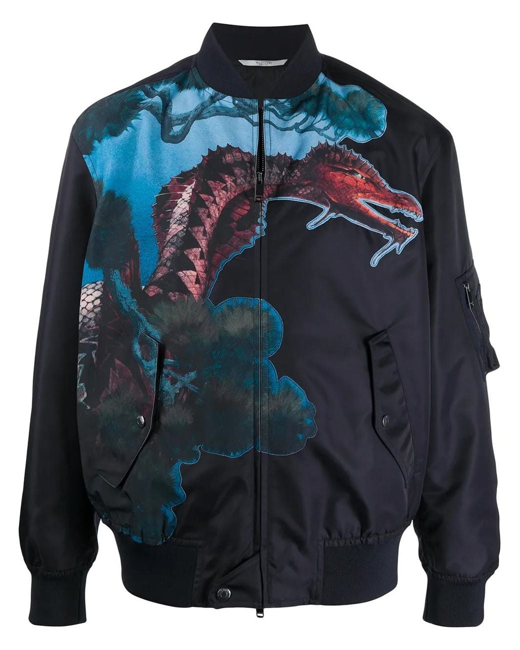 Valentino Garavani Multicolor Dragons Garden Bomber Jacket for men