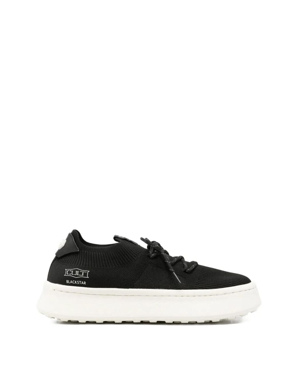 Cult White Blackstar 4498 Lace-Up Sneakers for men