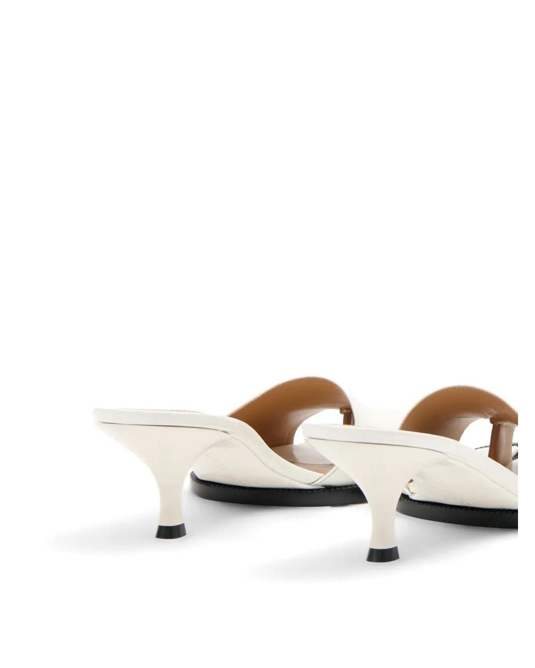 Maison Margiela White Tabi City Sandals