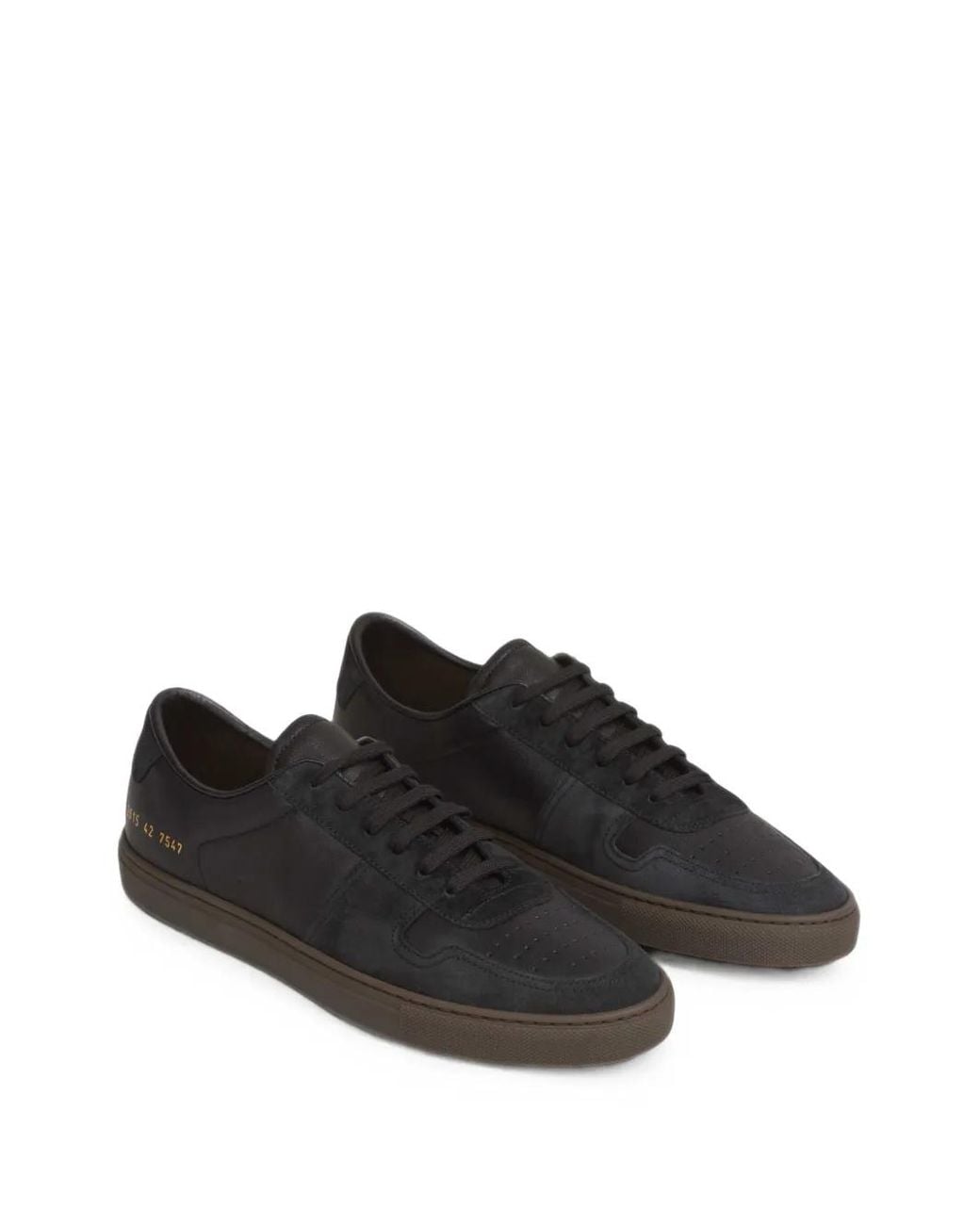 Common Projects Black Perforated Panelled Sneakers for men