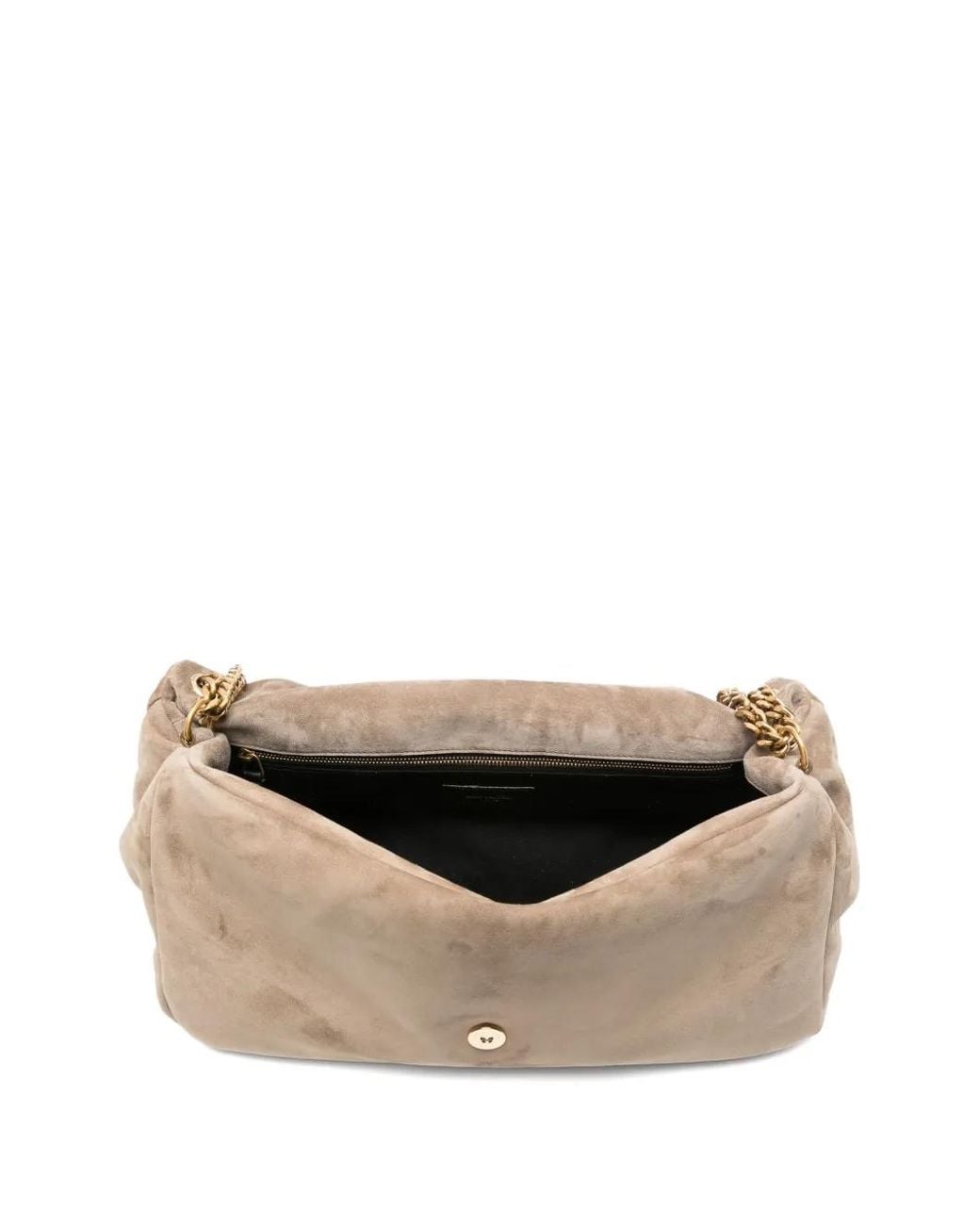 Saint Laurent Natural Calypso Dry Grain Leather Bag