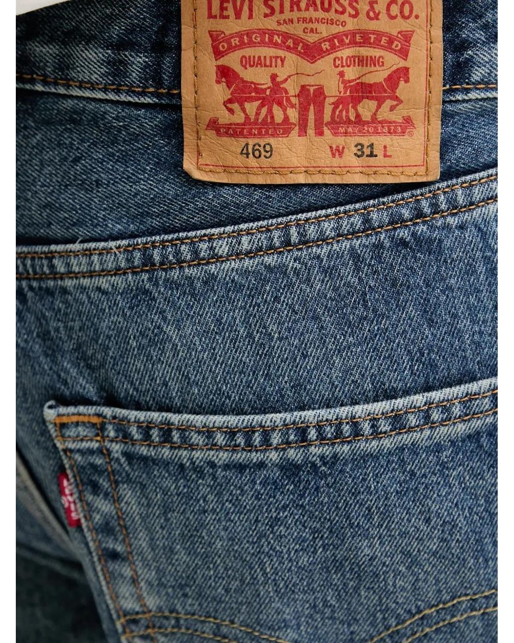 Levi's Blue Short À Taille Haute for men