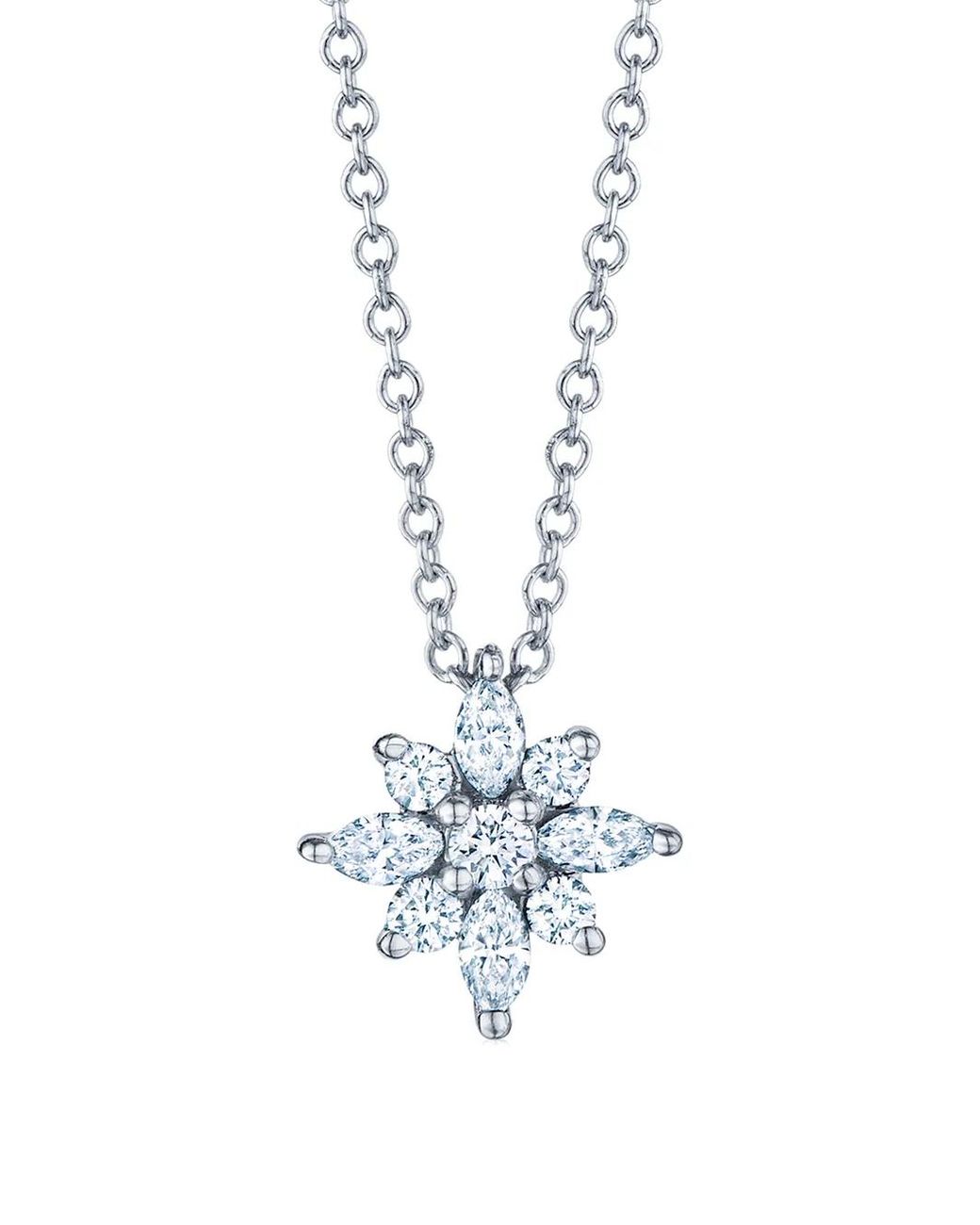 Kwiat White 18Kt Diamond Star Petite Pendant