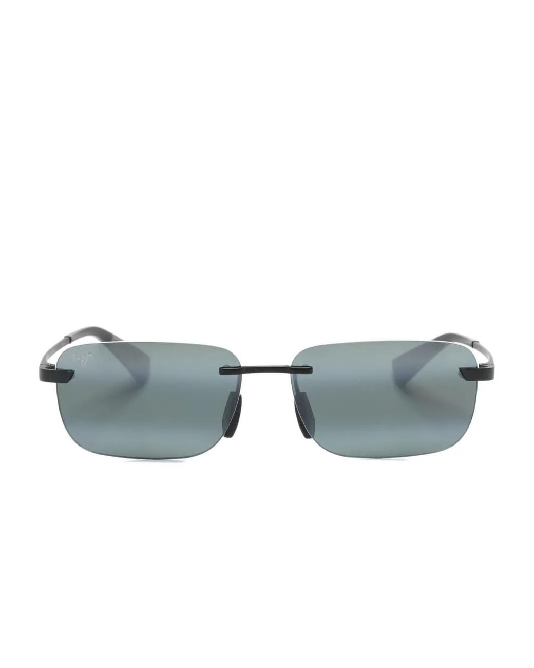 Maui Jim Gray Lanakila Rectangle-Frame Sunglasses