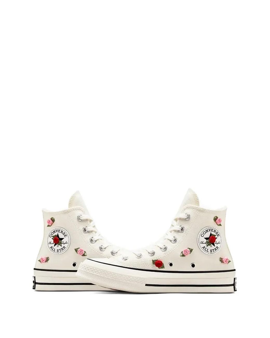 Converse Chuck Taylor All-Star High-Top Sneakers Met Borduurwerk in het White