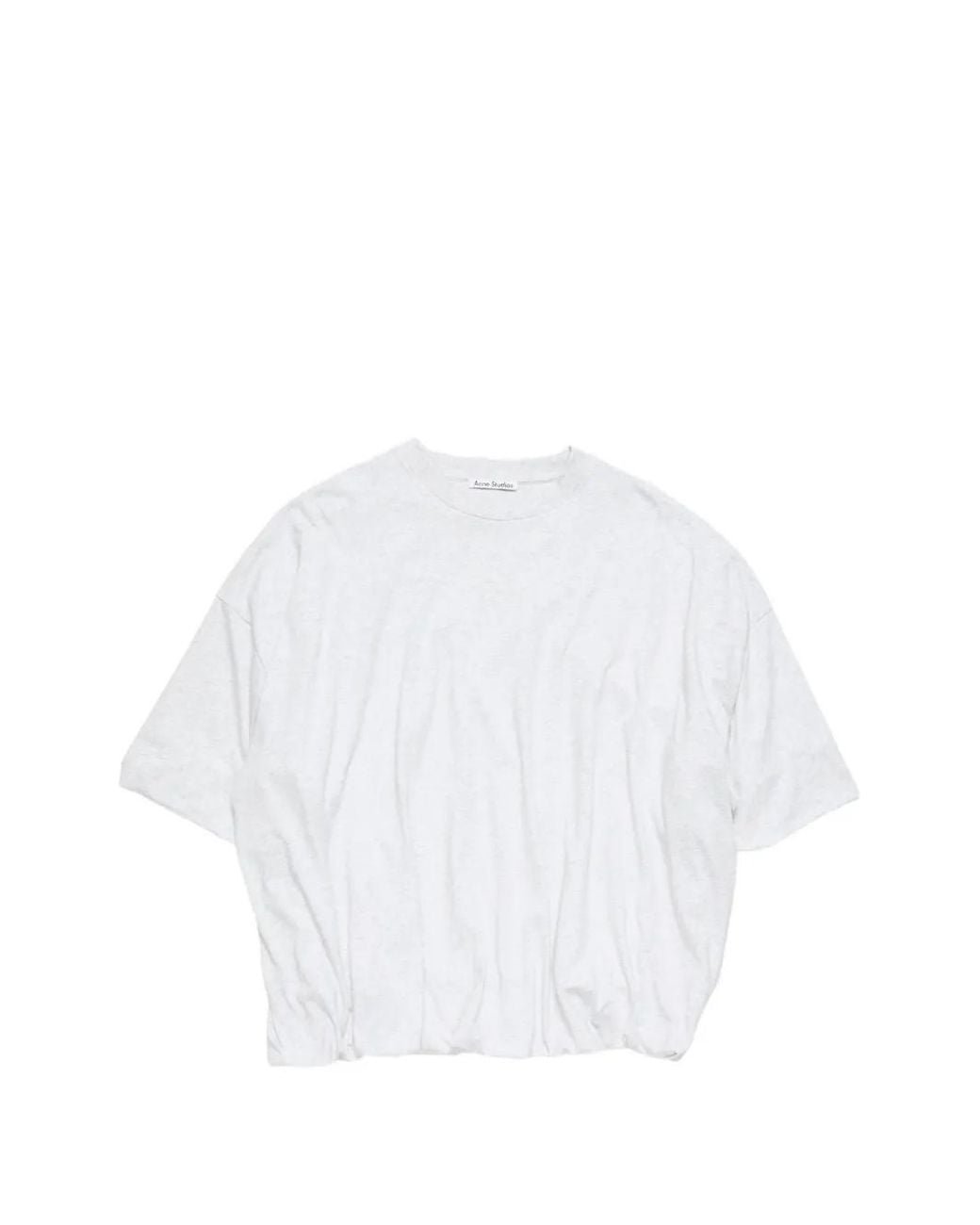 Acne White Cotton T-Shirt