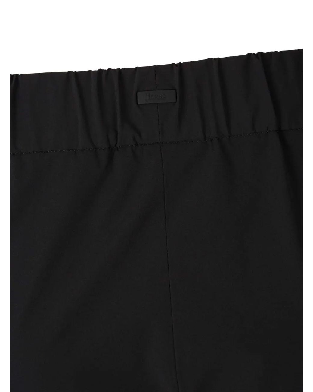 Herno Black Stretch Track Pants