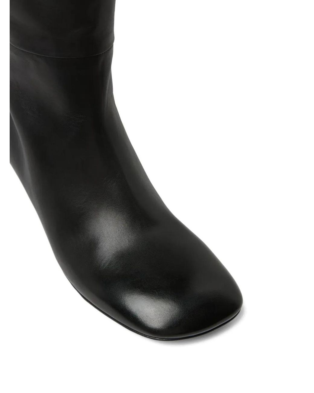 Marsèll Black Cotama Kitten-Heel Leather Boots