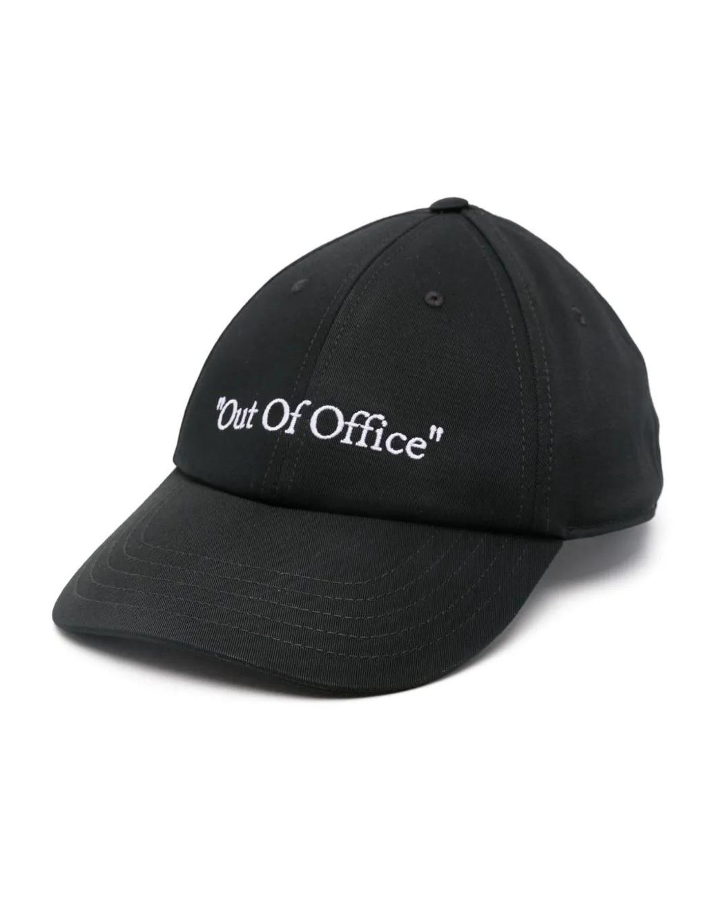 Off-White c/o Virgil Abloh Out Of Office Baseball Cap in Black for Men ...