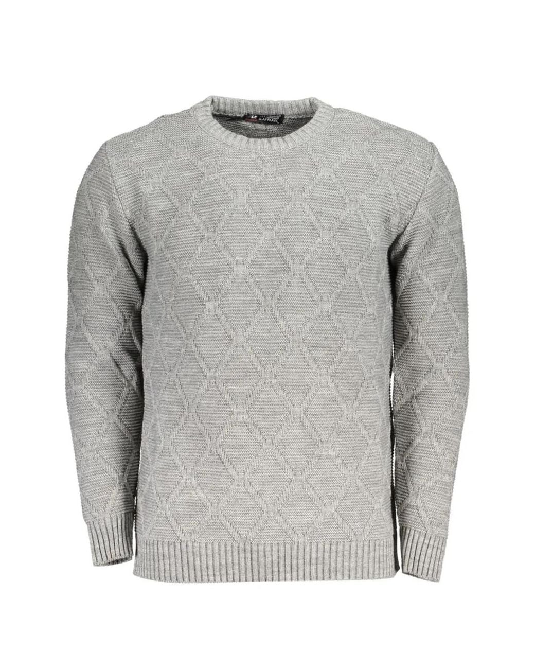 U.S. Grand Gray Crew Neck Sweater for men