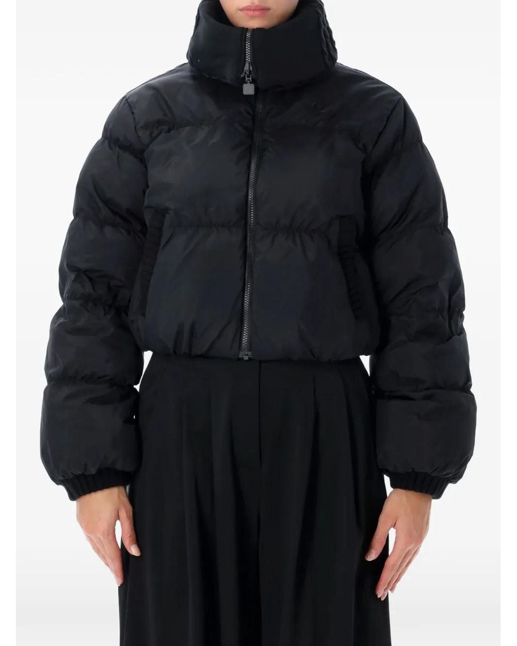 Adidas Blue Knitted Puffer Jacket