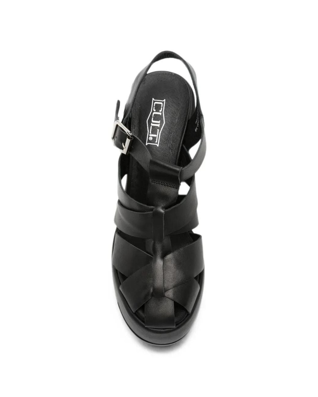 Cult Black Sandales Bjork 4729