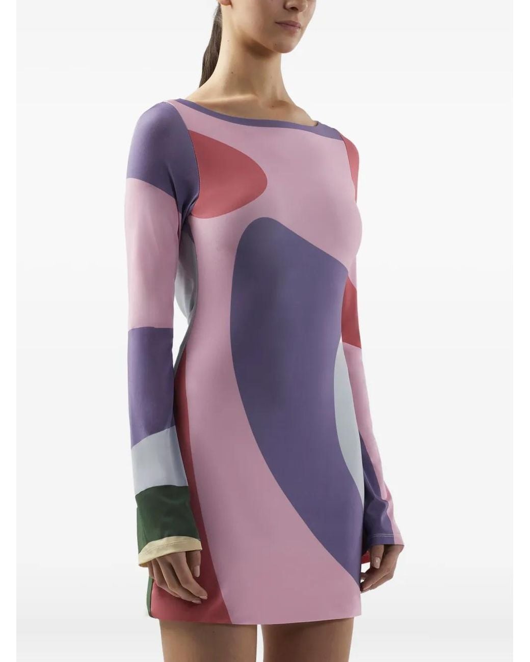 Gcds Purple Mini Dress