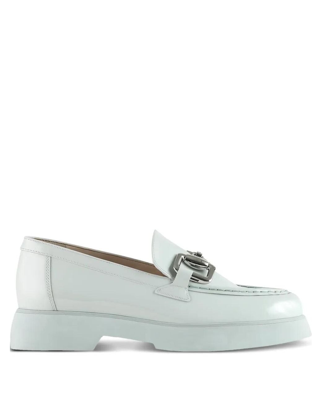 Högl Gray Max Patent-Leather Horsebit Loafers