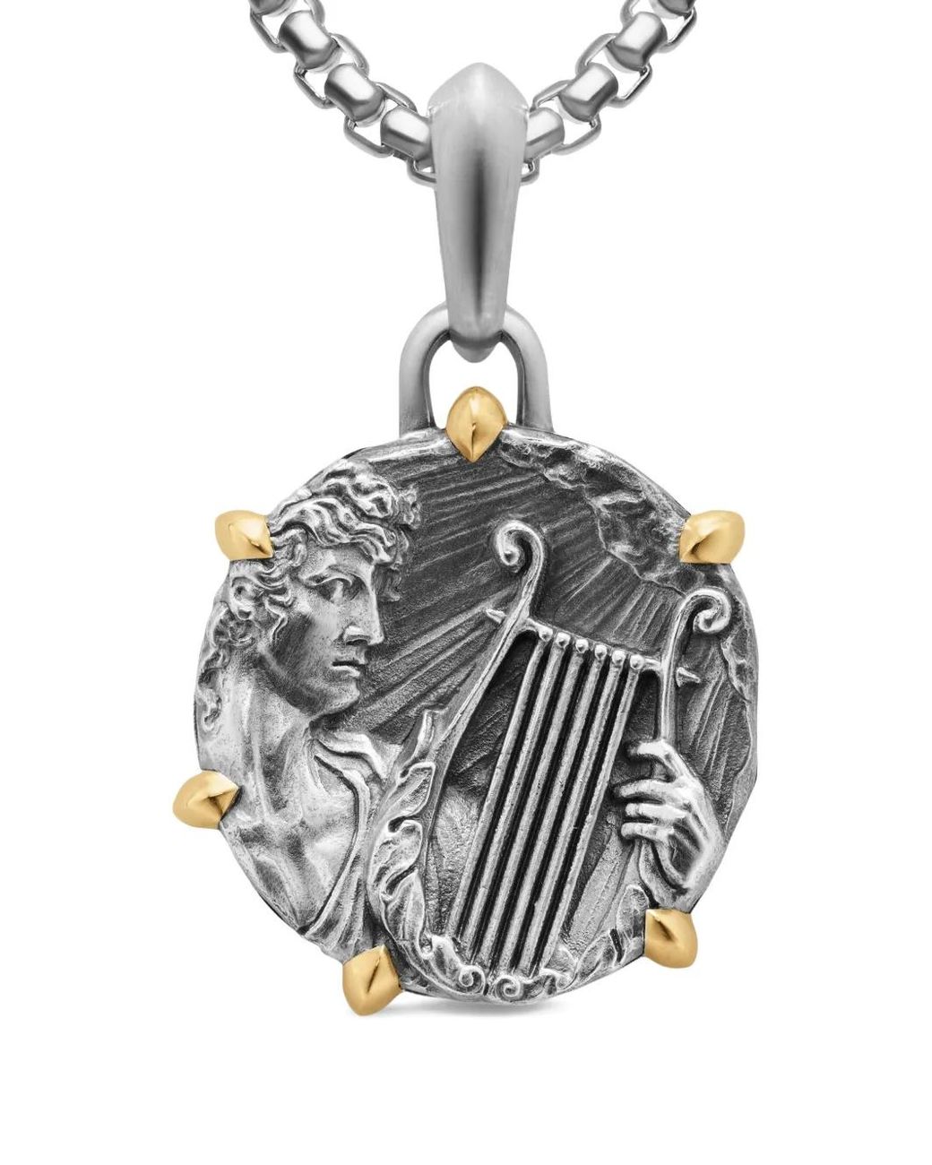 Amulette Apollo David Yurman pour homme en coloris Metallic