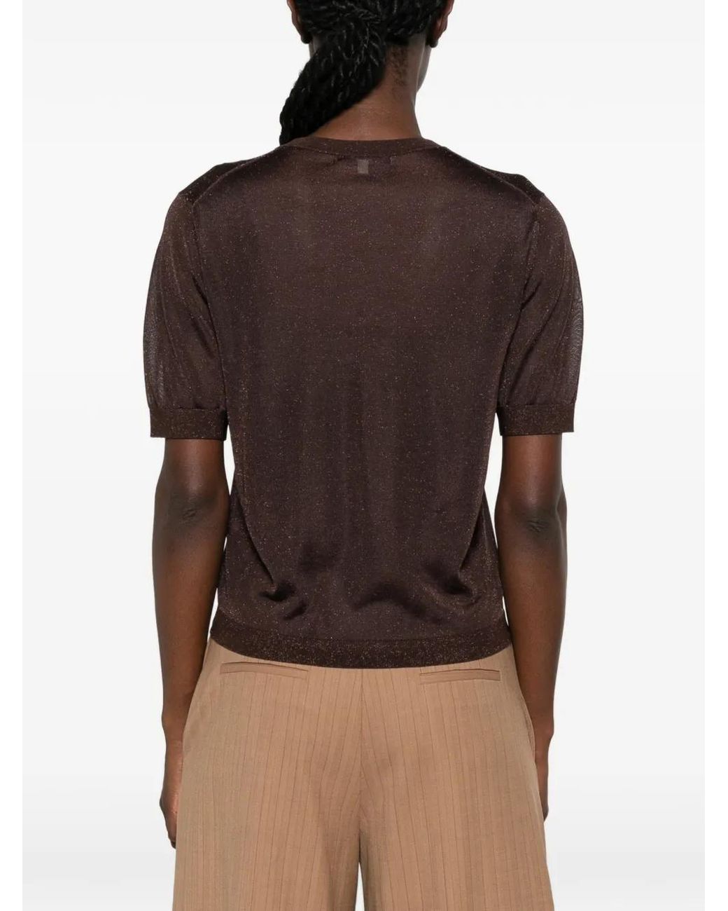 Maje Brown 2-In-1 Sweater
