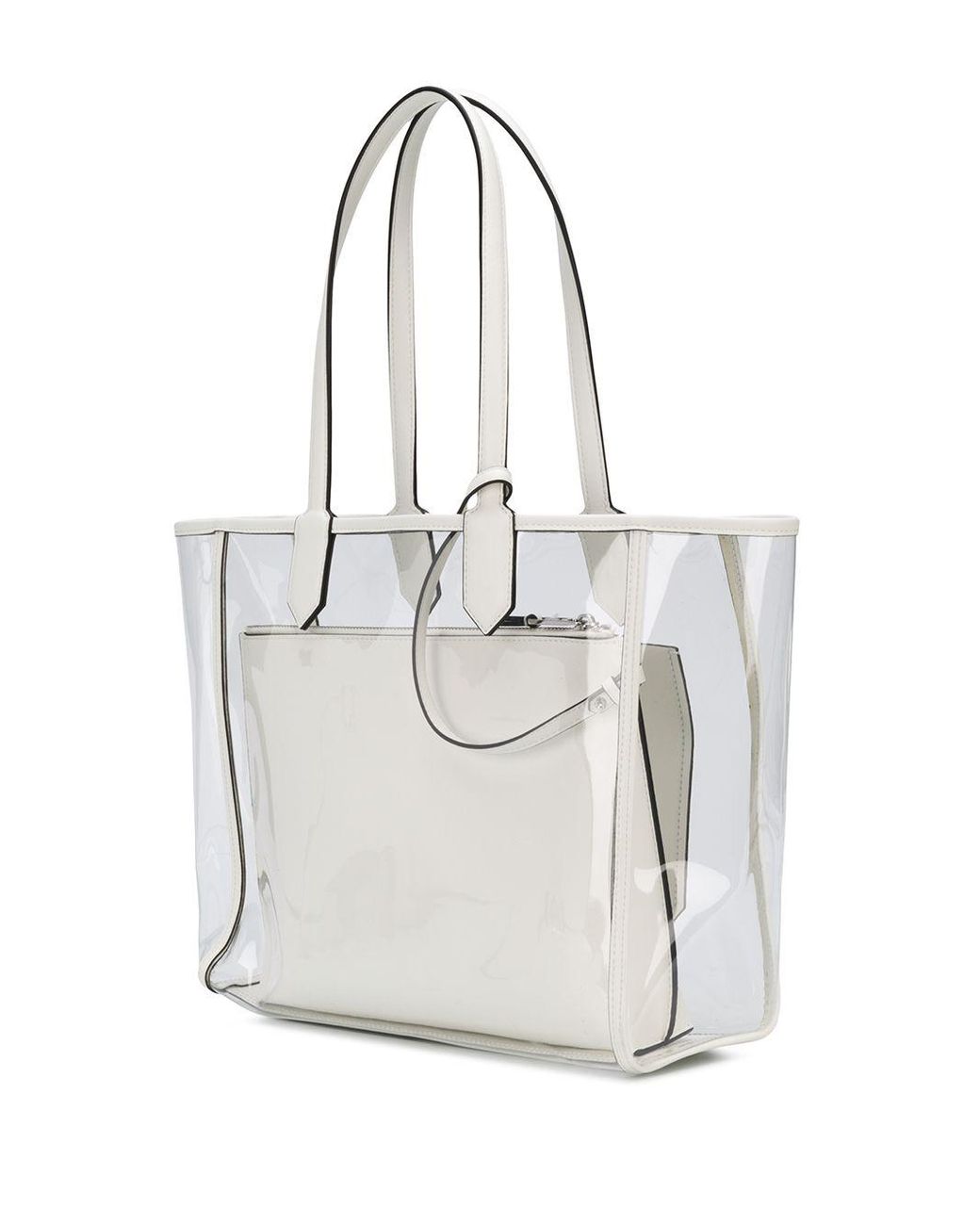Karl Lagerfeld K journey Transparent Tote in White Lyst