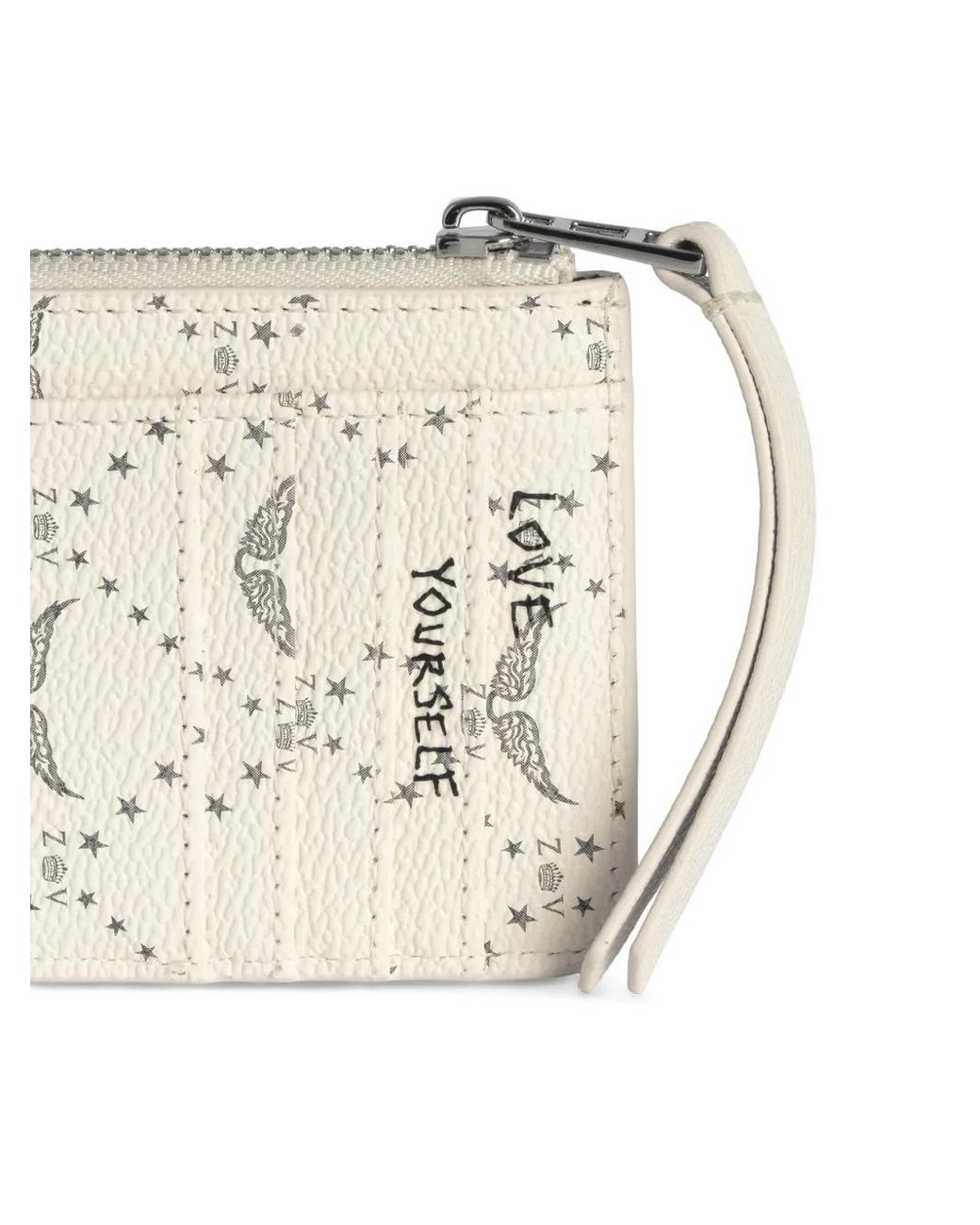 Zadig & Voltaire Natural Monogram Card Holder