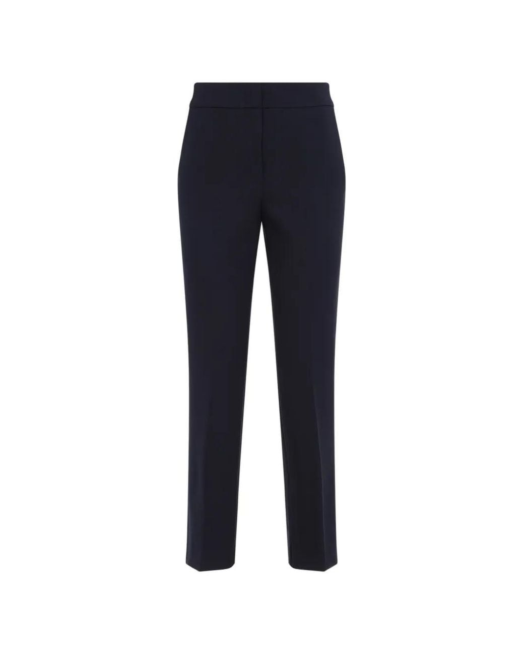 Peserico Blue Elasticated-Waistband Tailored Trousers
