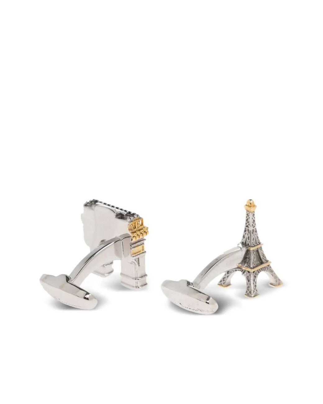 Paul Smith Metallic Paris Souvenir Cufflinks for men