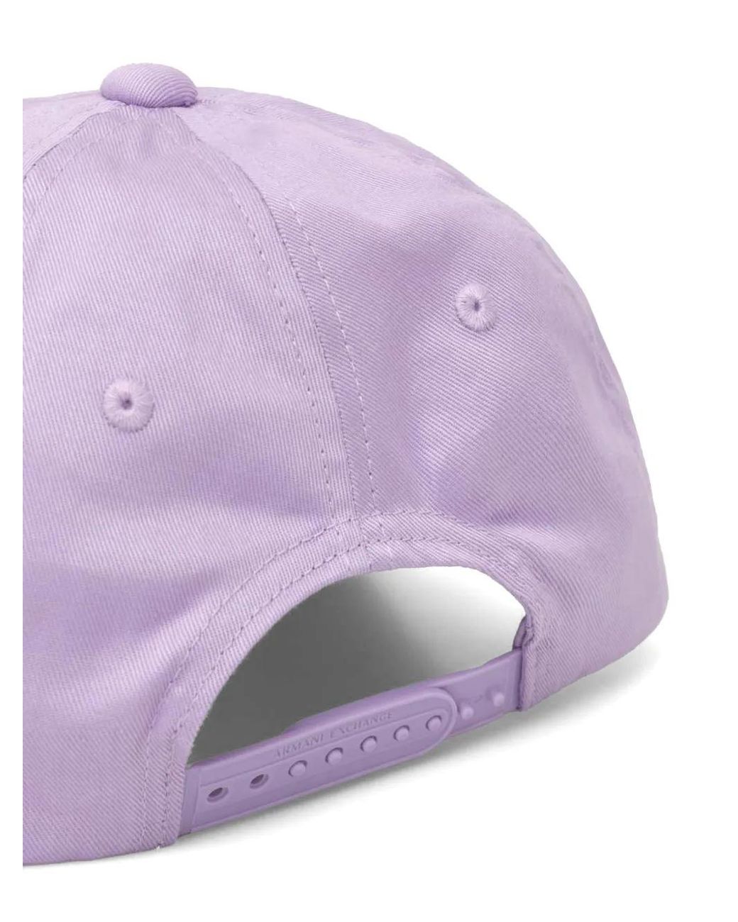 ARMANI EXCHANGE Purple Logo-Embroidered Cap