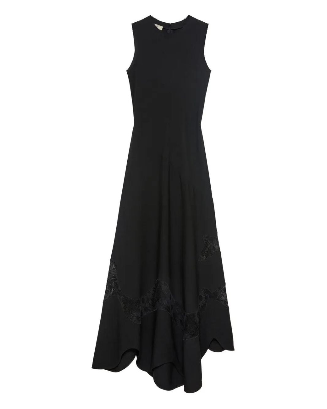 BITE STUDIOS Black Sound-Neck Midi Dress
