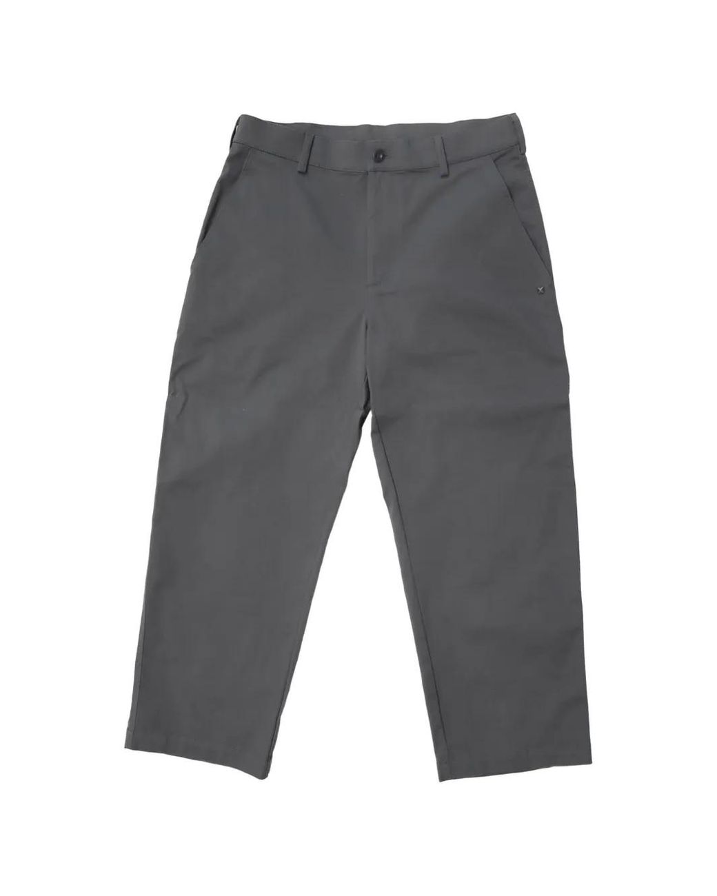 HTC Gray Logo-Patch Baggy Trousers for men