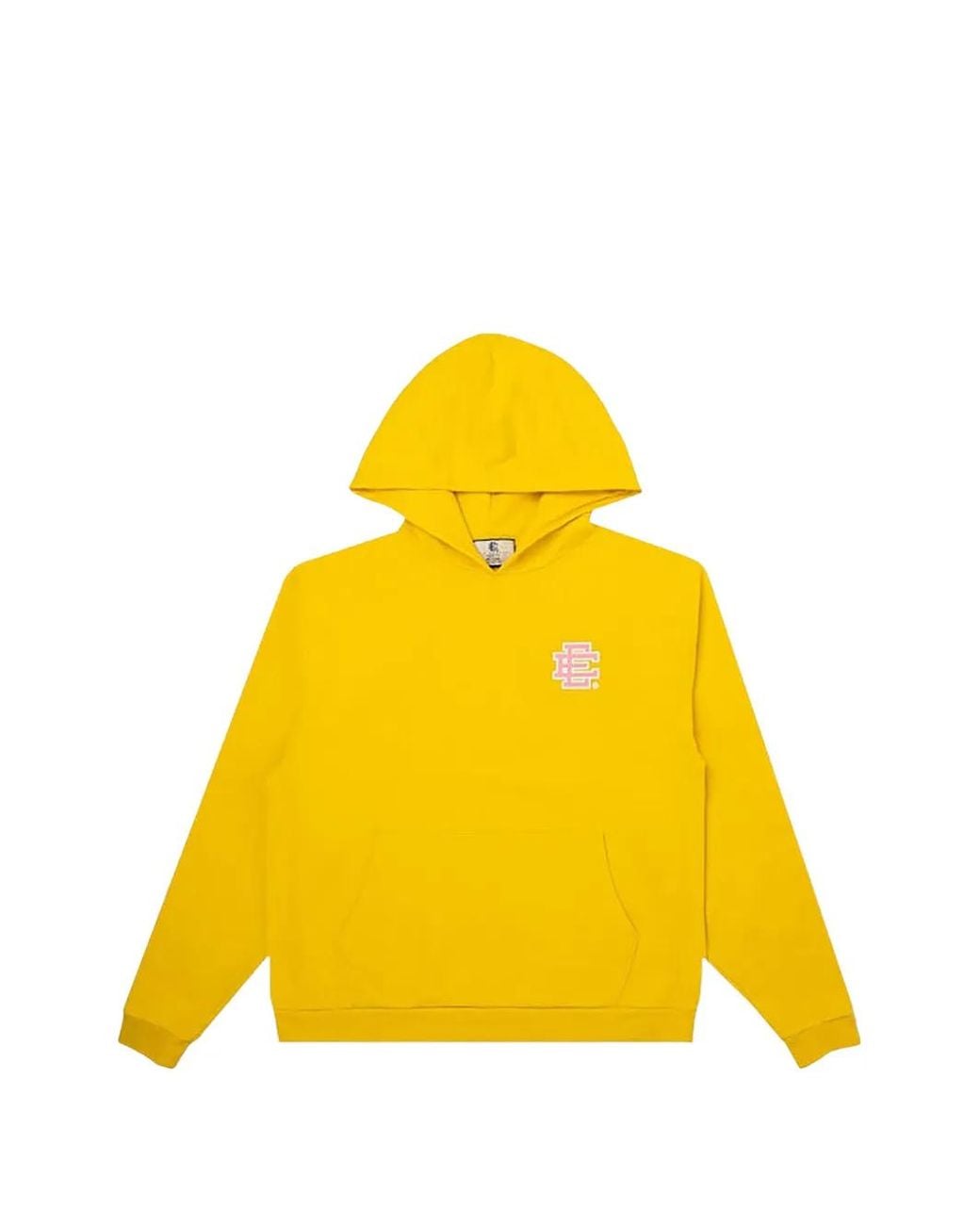 Eric Emanuel Yellow Lightweight V2 Kangaroo-Pocket Hoodie for men