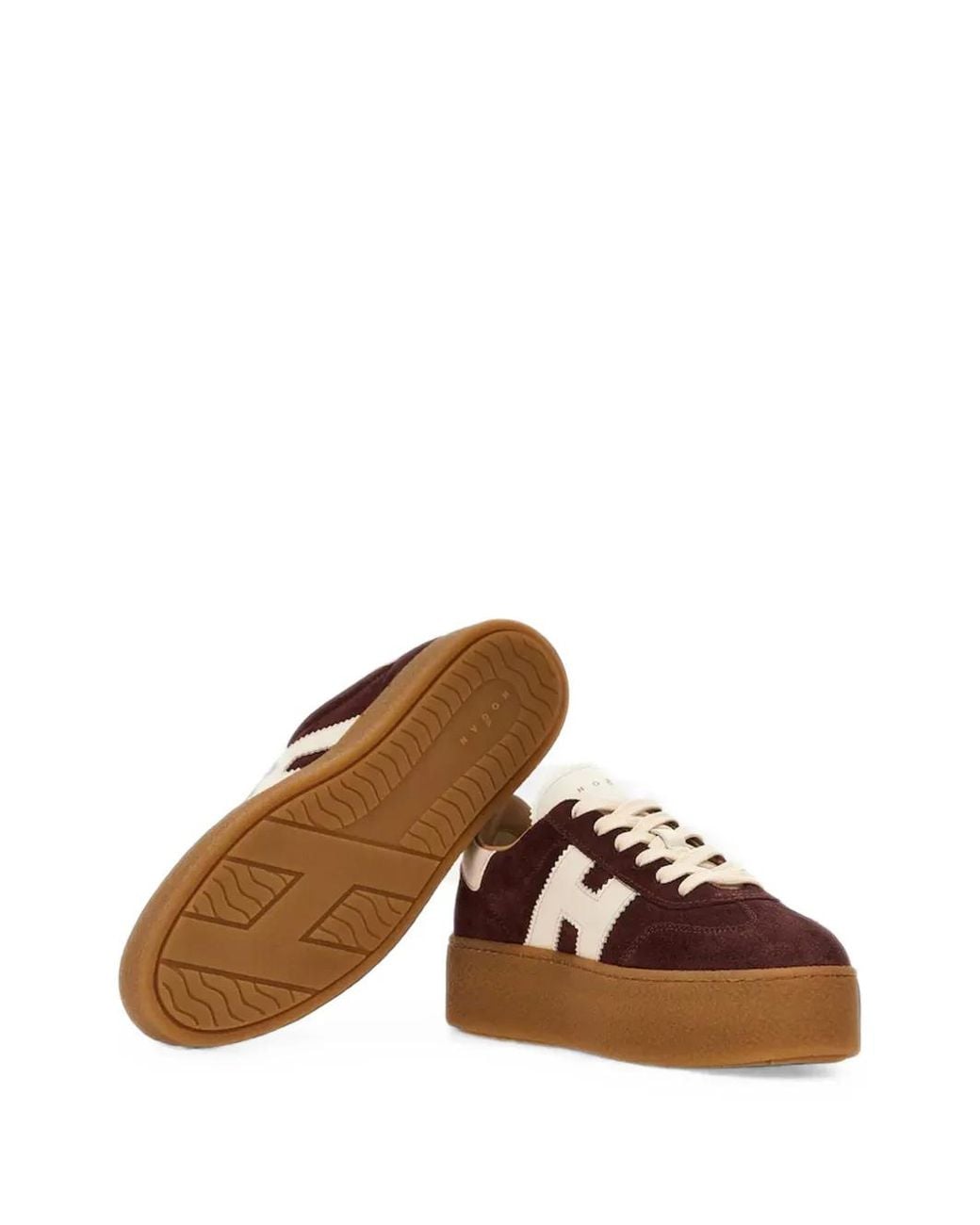 Hogan Brown Cool Sneakers