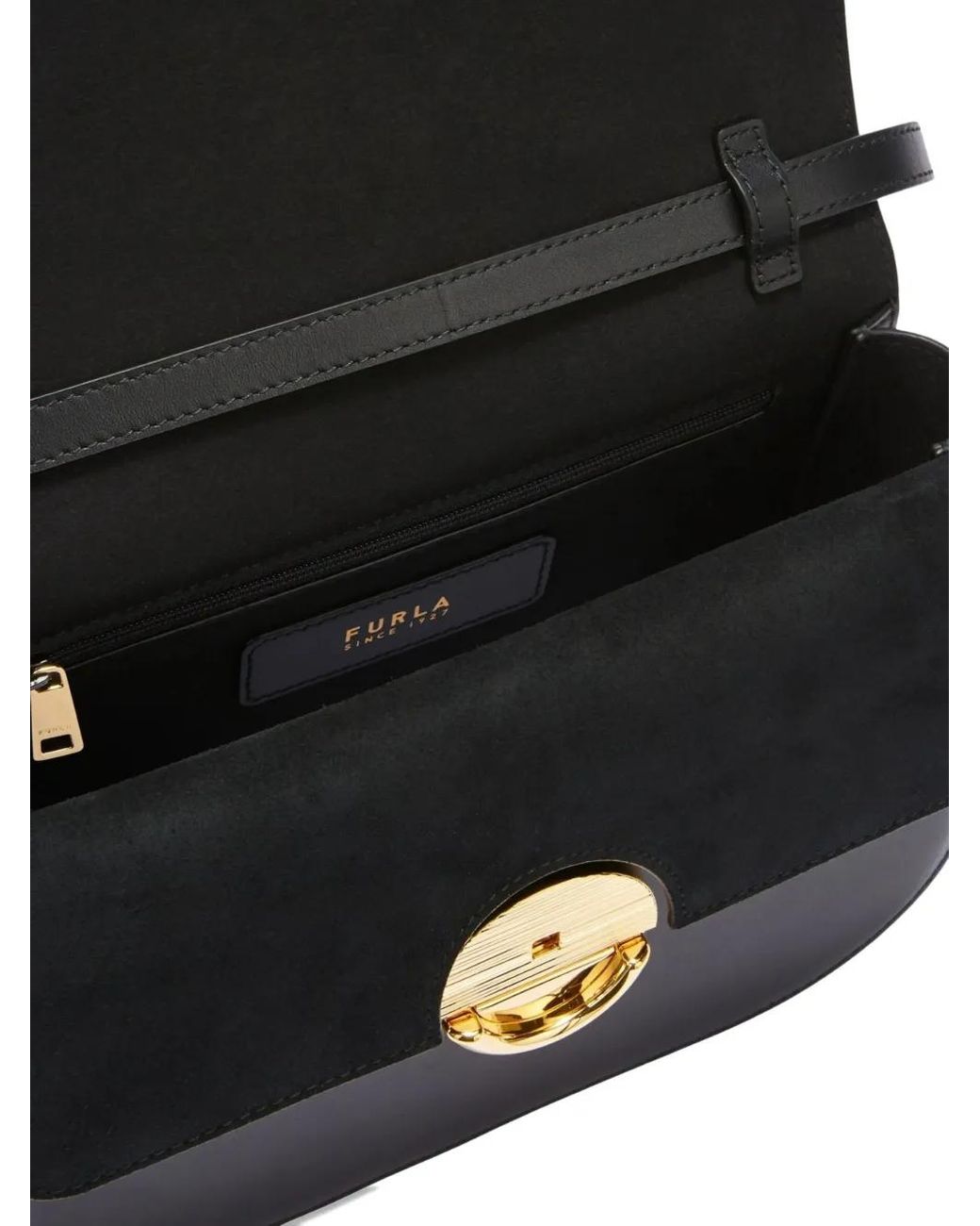 Furla Black Sfera Crossbody Bag